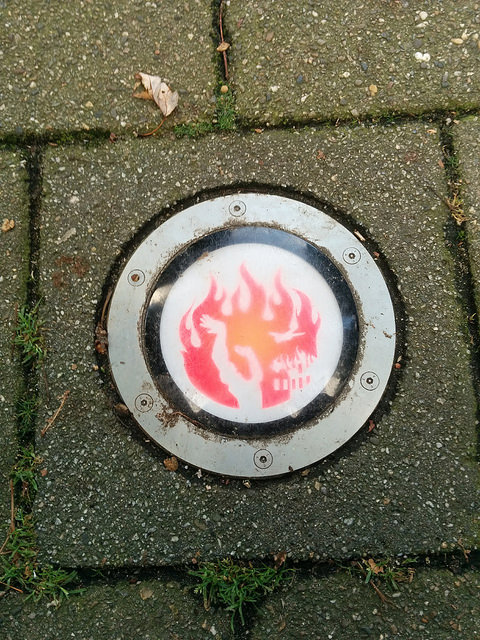 The fire boundary of Rotterdam