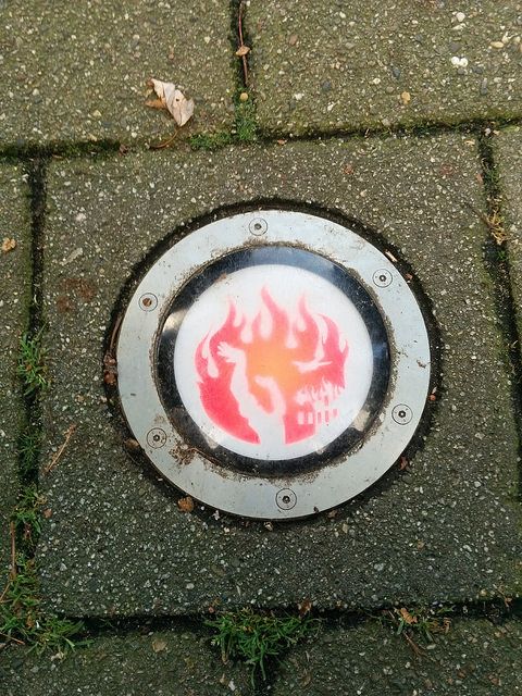 The fire boundary of Rotterdam